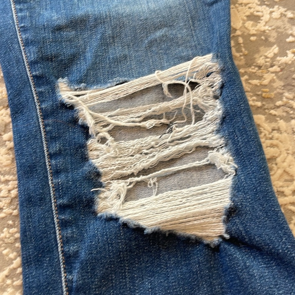 Frame LeHigh High Rise Ripped Jeans 30 - Picture 11 of 13